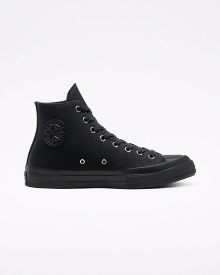 Men's Converse Chuck 70 Vintage Canvas High Top Shoes Black | AU 6C058I